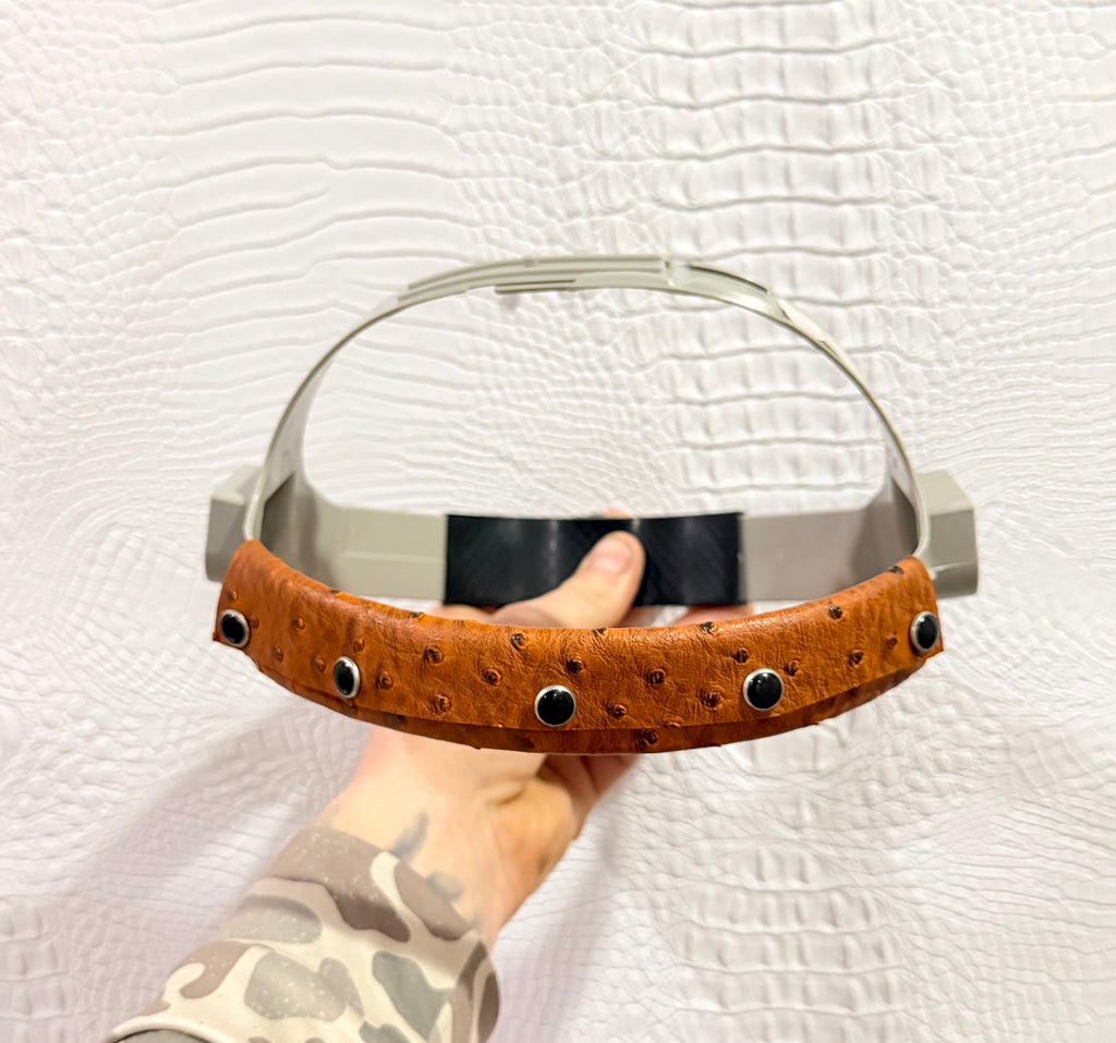Leather Band For Hood Headgear