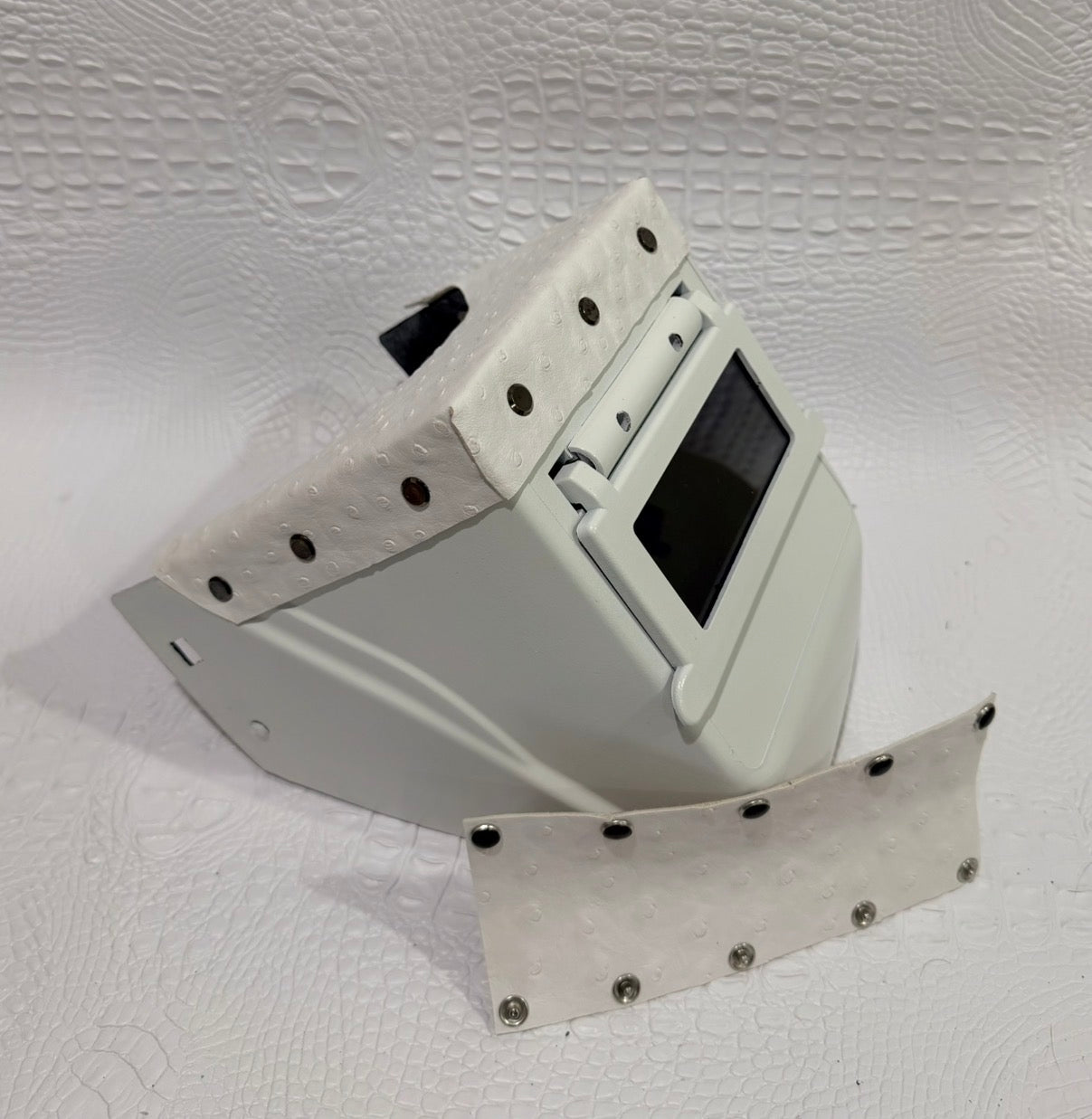 Leather Band For Hood Headgear