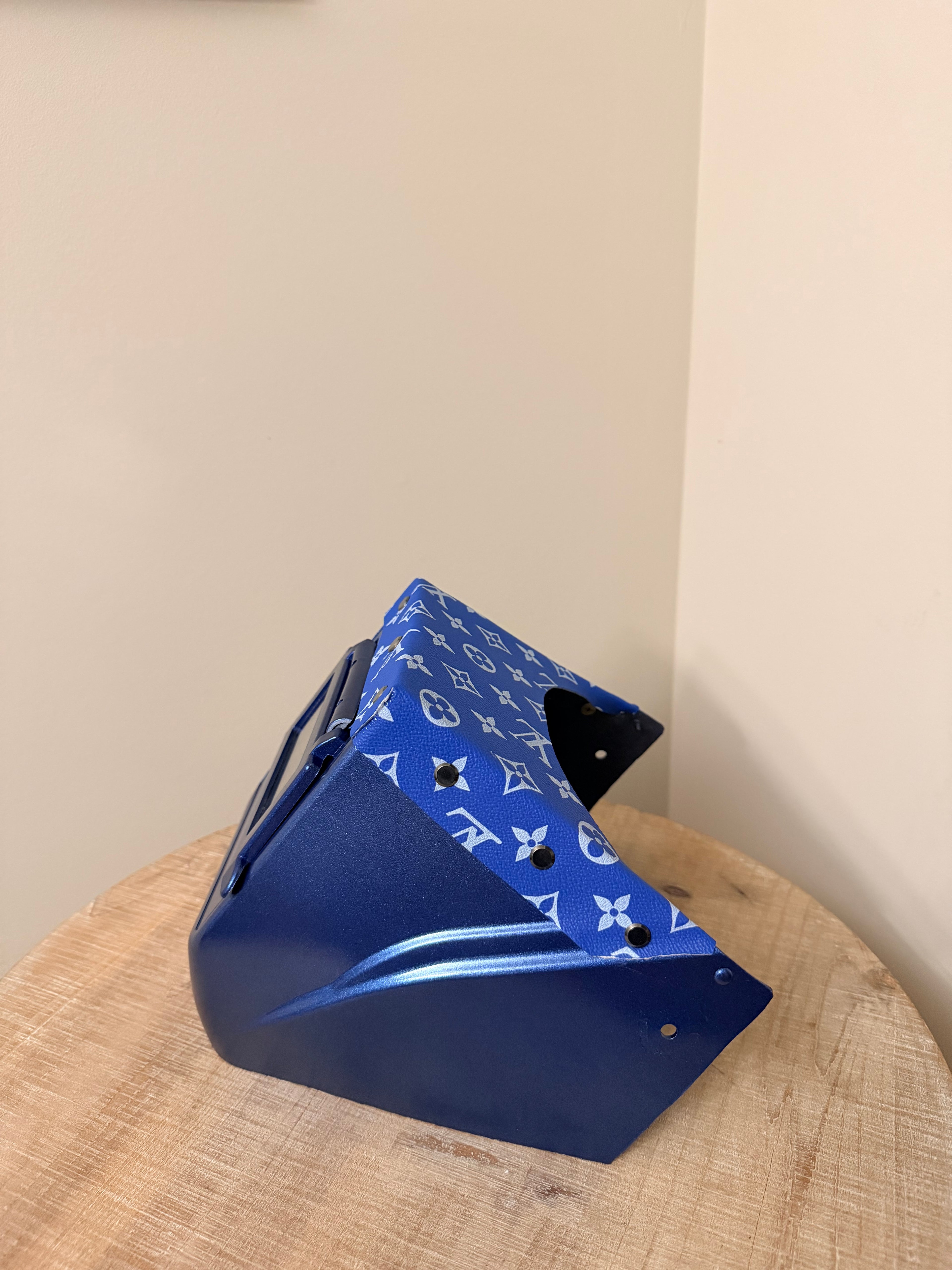 MTL. Blue Hood, MTL. Blue Flip with Blue & White Flip