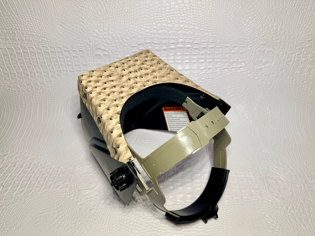 Black Hood, Black Flip, Toffee Brown Ostrich