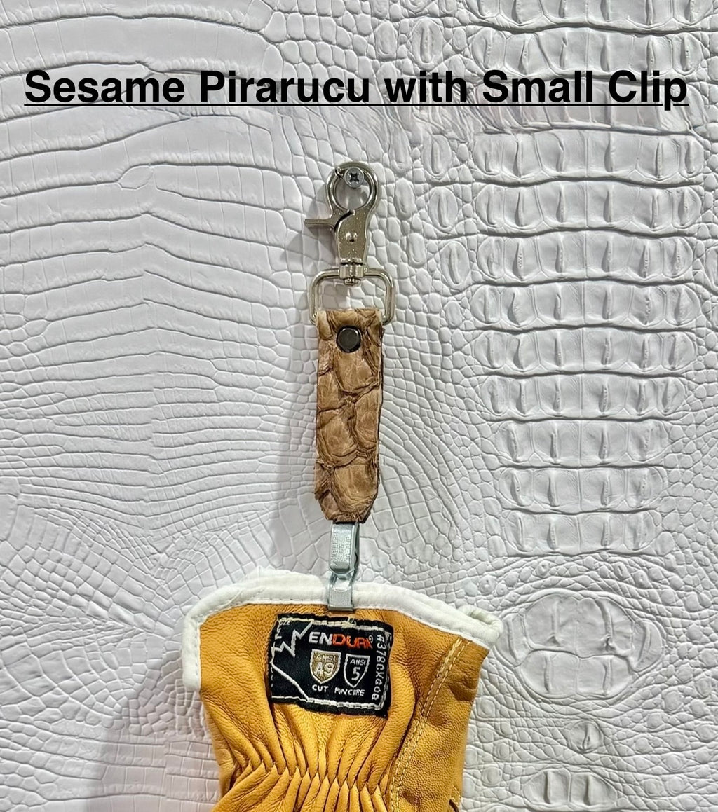 Exotic Leather Glove Clip (20+ Options)