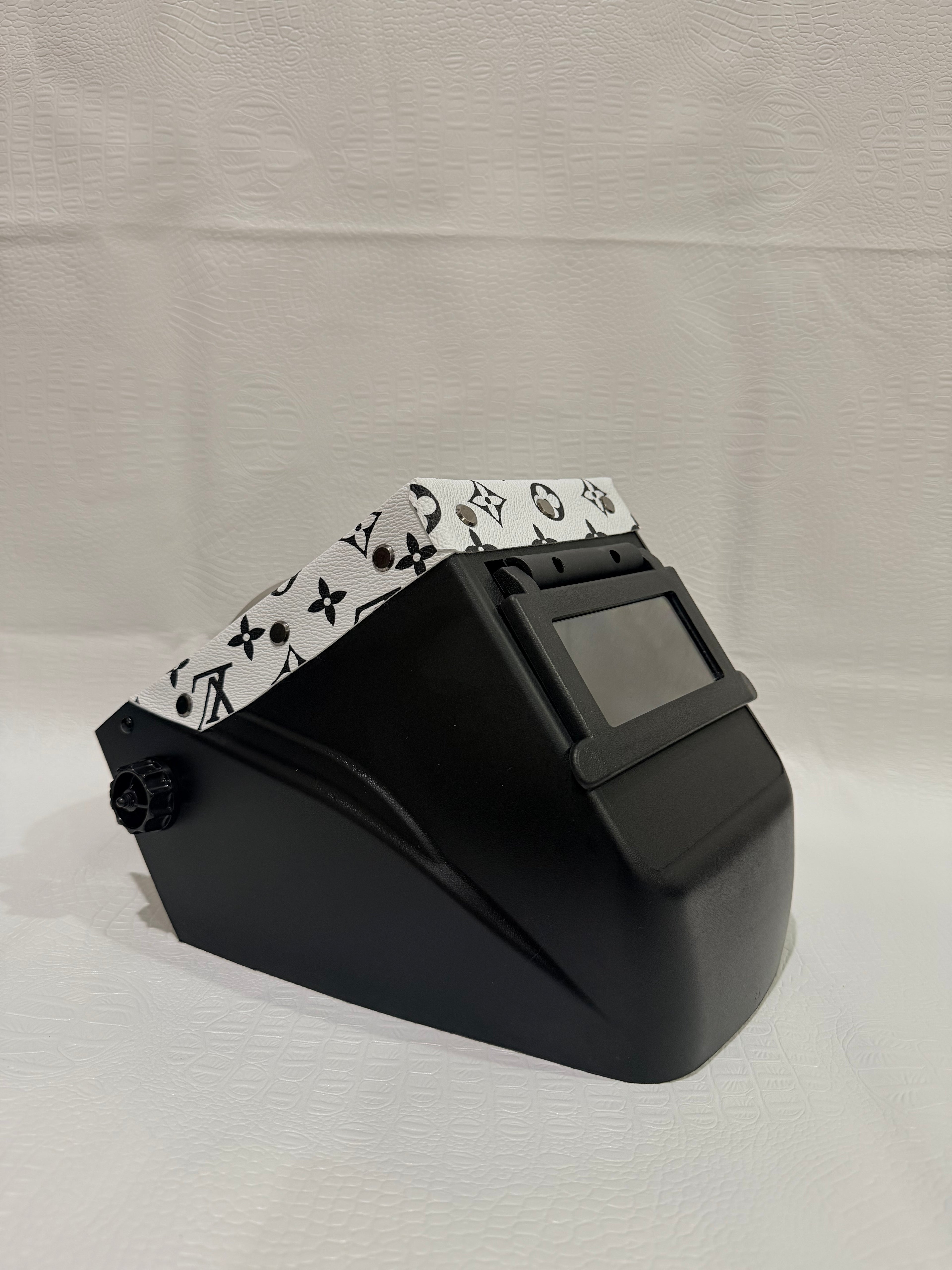 Black Hood, Black Flip with Black & White LV