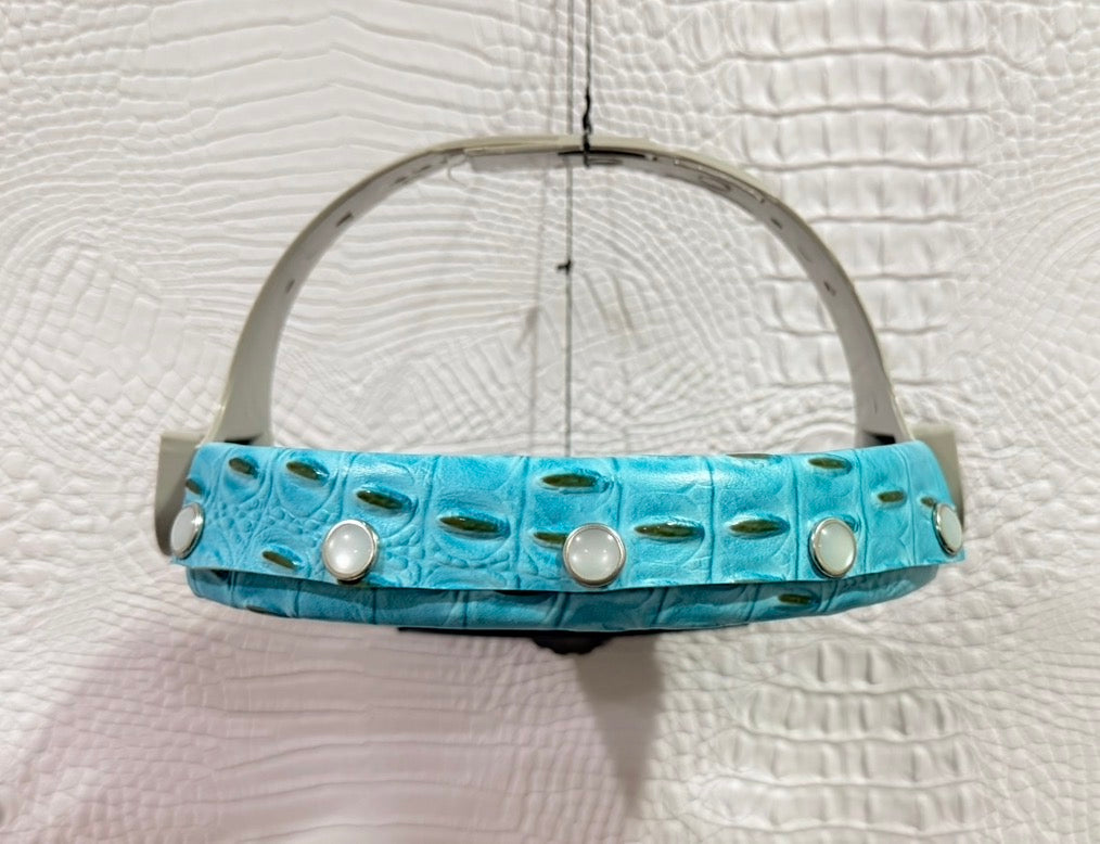 Leather Band For Hood Headgear