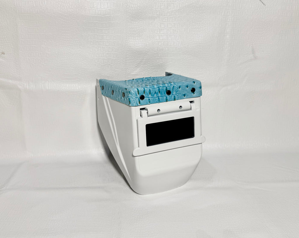 White Hood, White Flip, Aqua Gatorich