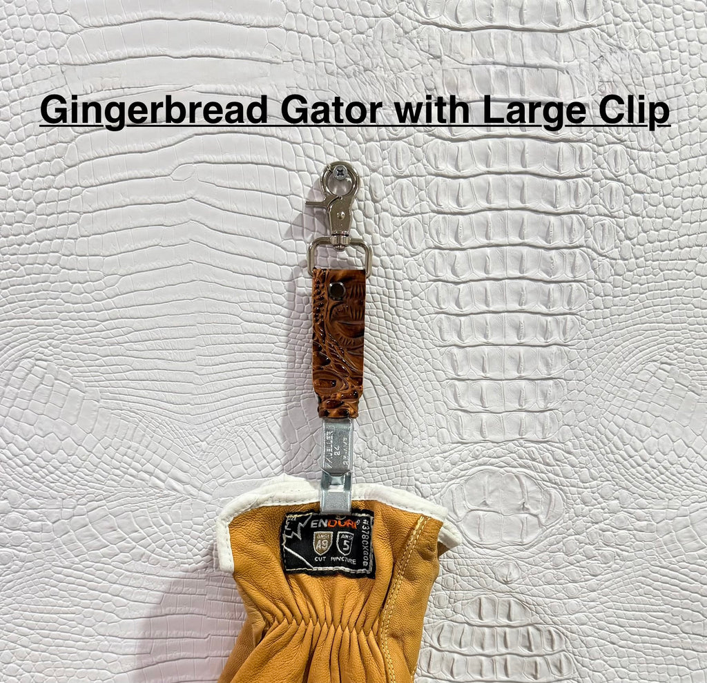 Exotic Leather Glove Clip (20+ Options)